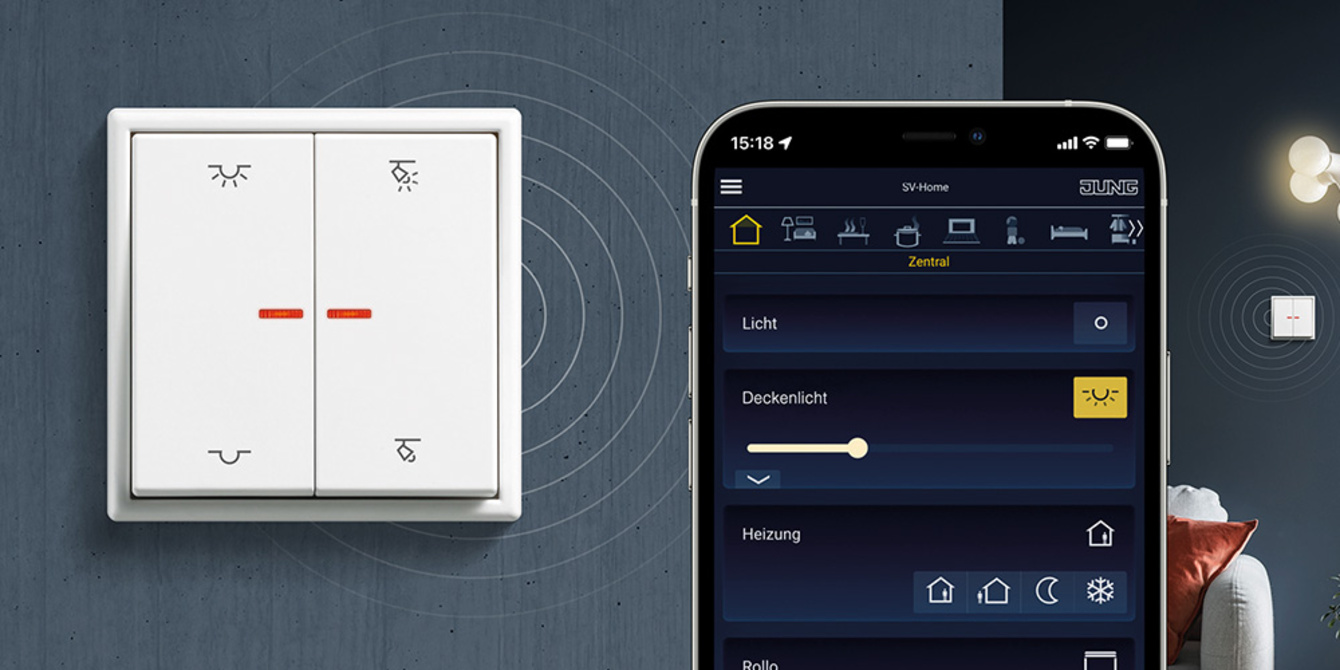 KNX RF Taster bei K+S Elektroservice GmbH in Potsdam